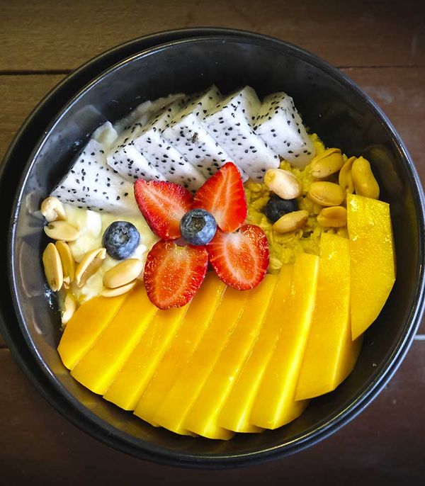 Banana Scrambled Oatmeal