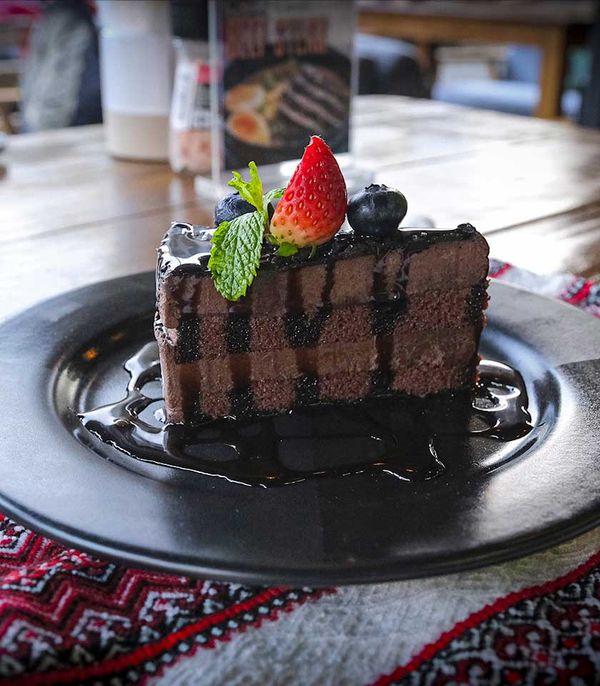 Rich Chocolate Cream Cake