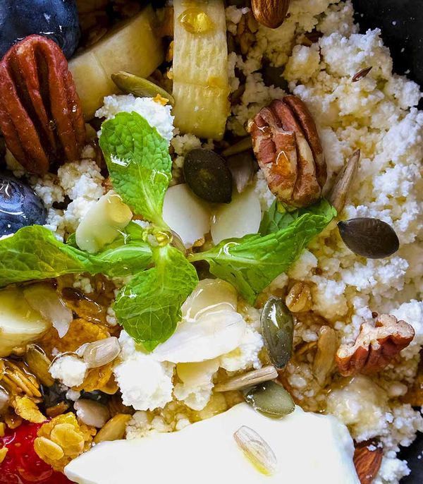 Cottage Cheese with Fresh Fruit